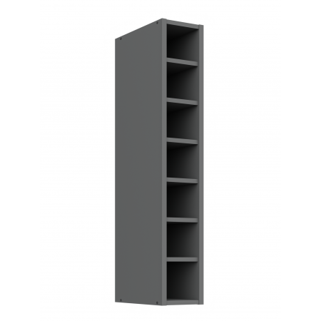 szafka górna otwarta 15 cm CREMA 15 G-108 OTW antracyt